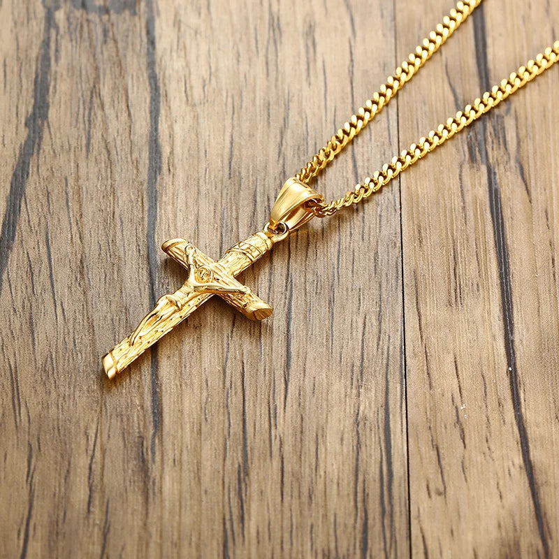 Vnox Divine Cross Pendant