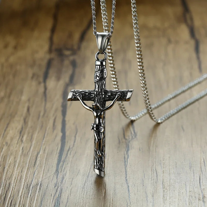 Vnox Divine Cross Pendant