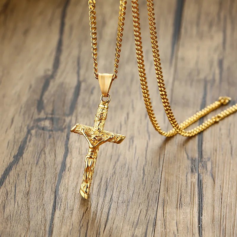 Vnox Divine Cross Pendant