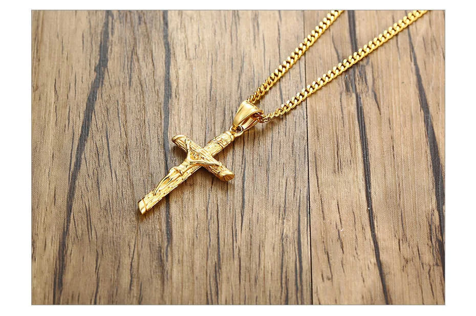 Vnox Divine Cross Pendant
