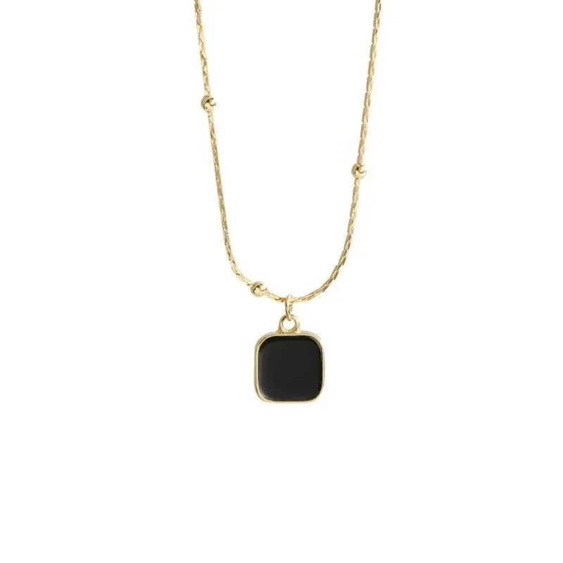 NoirEdge Square Pendant