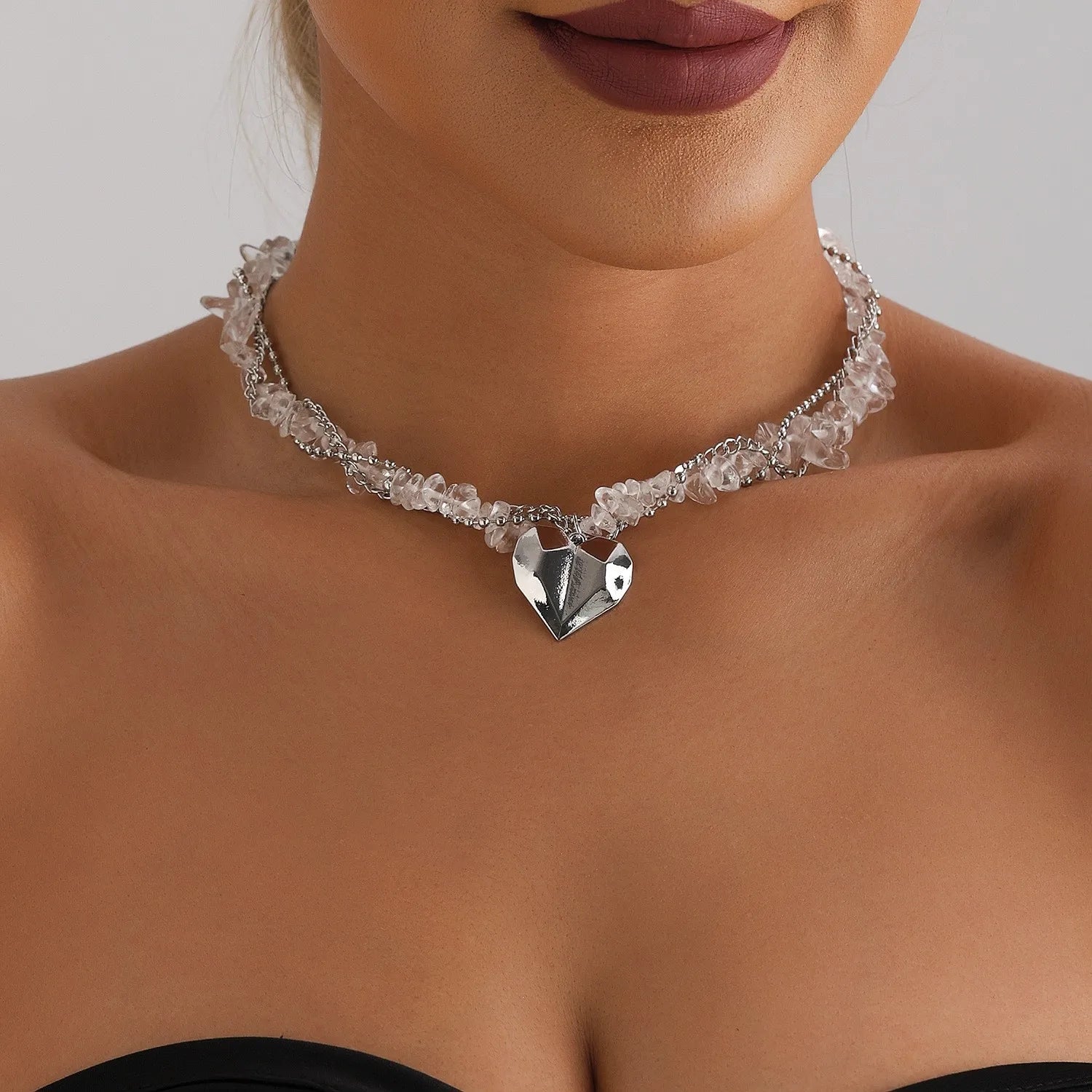 CosmoHeart Y2K Choker
