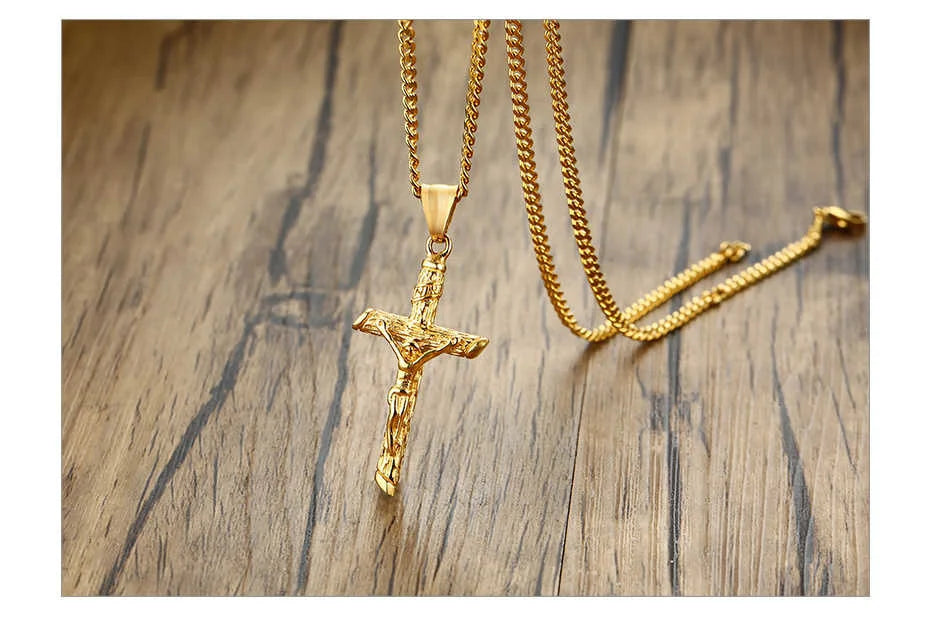 Vnox Divine Cross Pendant