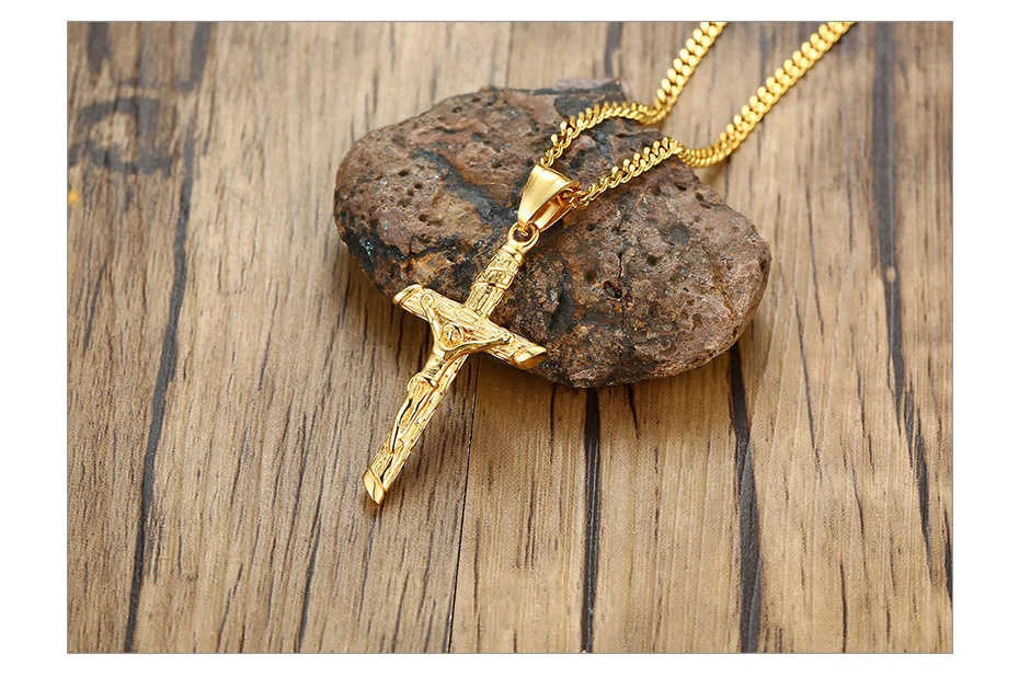 Vnox Divine Cross Pendant