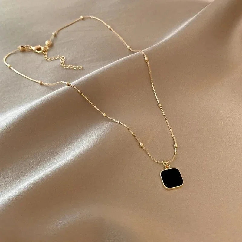 NoirEdge Square Pendant
